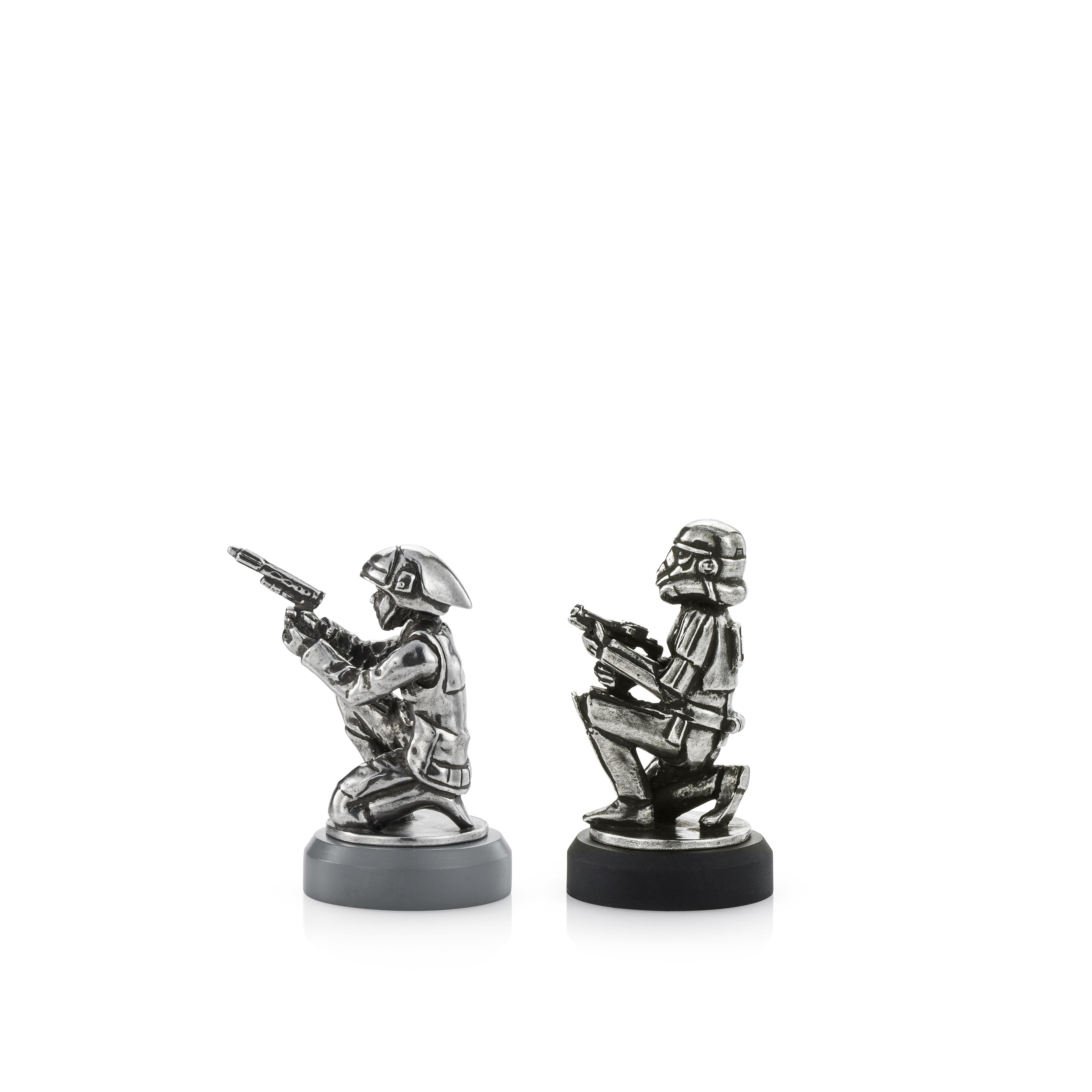Rebel Trooper & Stormtrooper Pawn Chess Piece Pair
