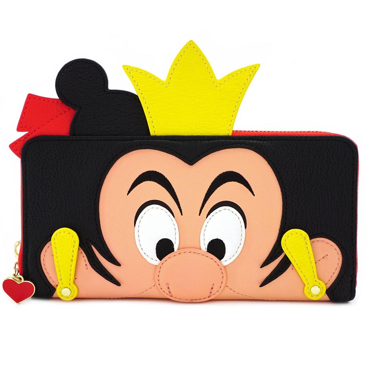 Loungefly Disney Queen Of Hearts Faux Leather Zip Around Wallet