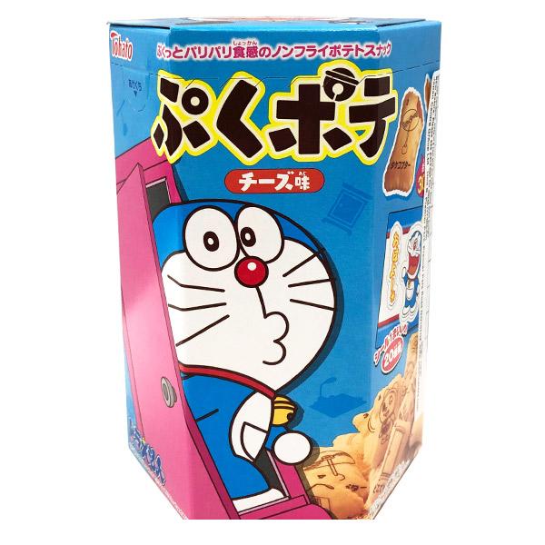 Doraemon Cheese Flavoured Potato Puff Snacks with a Sticker 20g