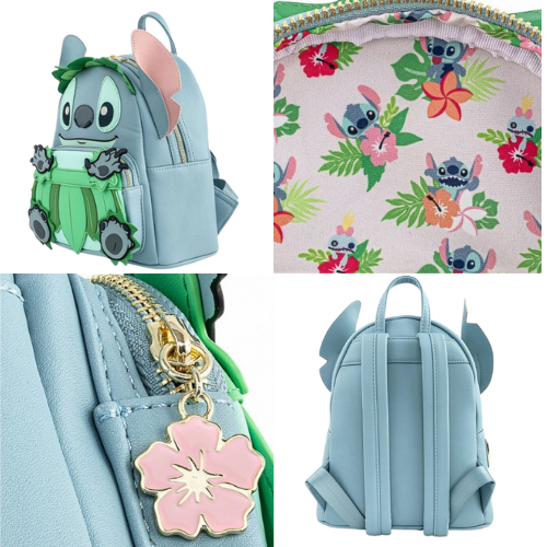 Loungefly Disney Lilo & Stitch Luau Cosplay Mini Backpack