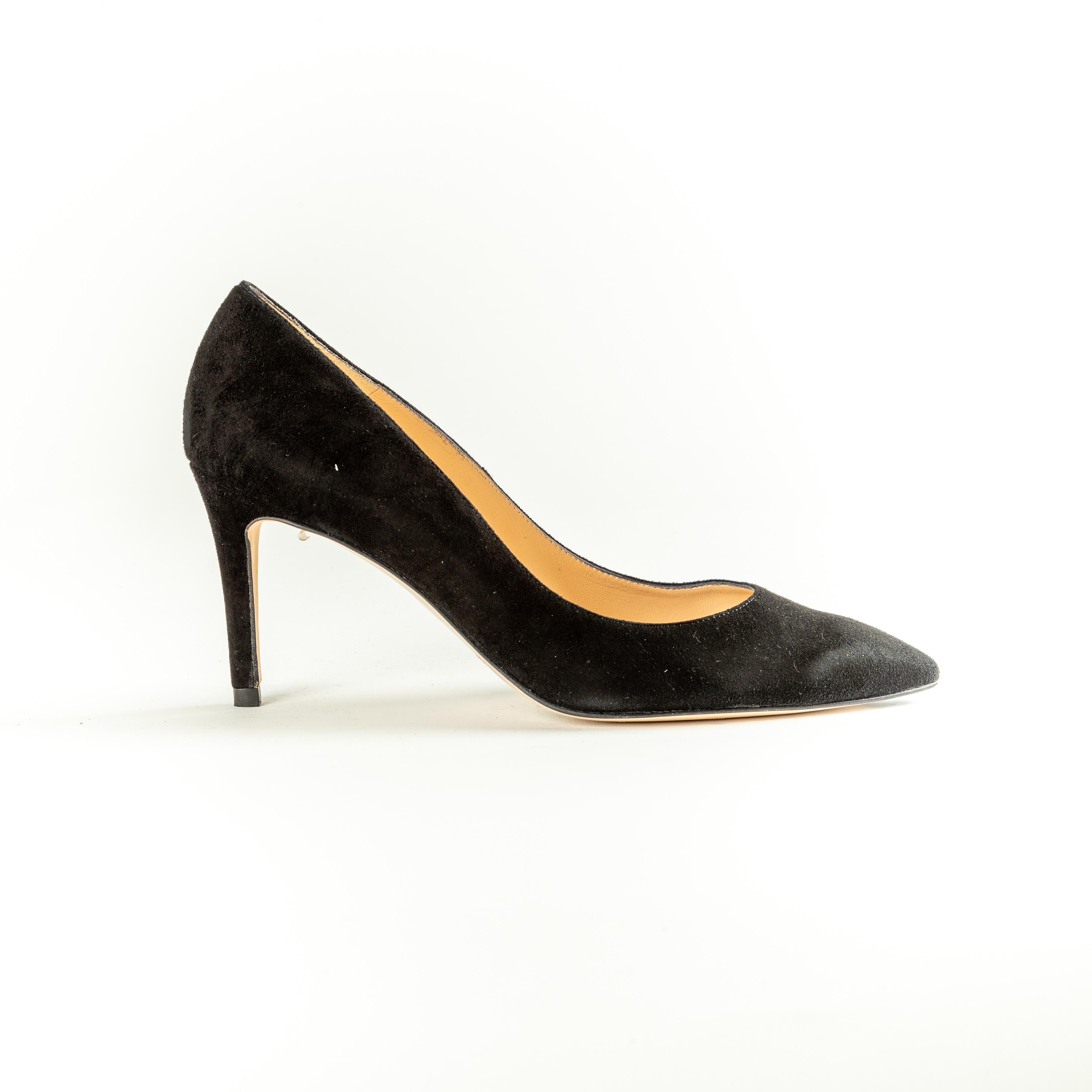 L.K. Bennett Floret, Suede Court Shoes. Size 42 / UK 9.