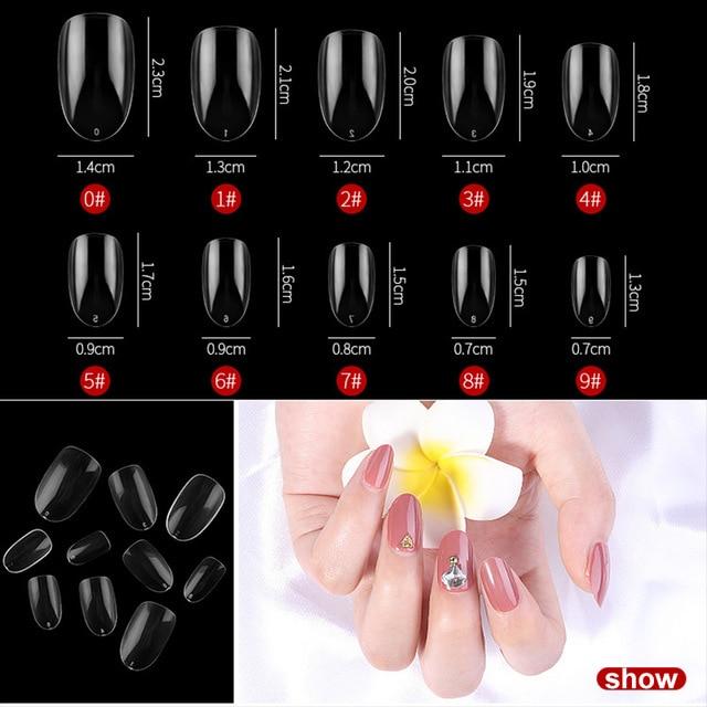 Short Clear Oval False Nails Flipkart With French Half Cover For Nail  Extension 10 Sizes Available YQ231115 From Tales04, $4.54 | DHgate.Com