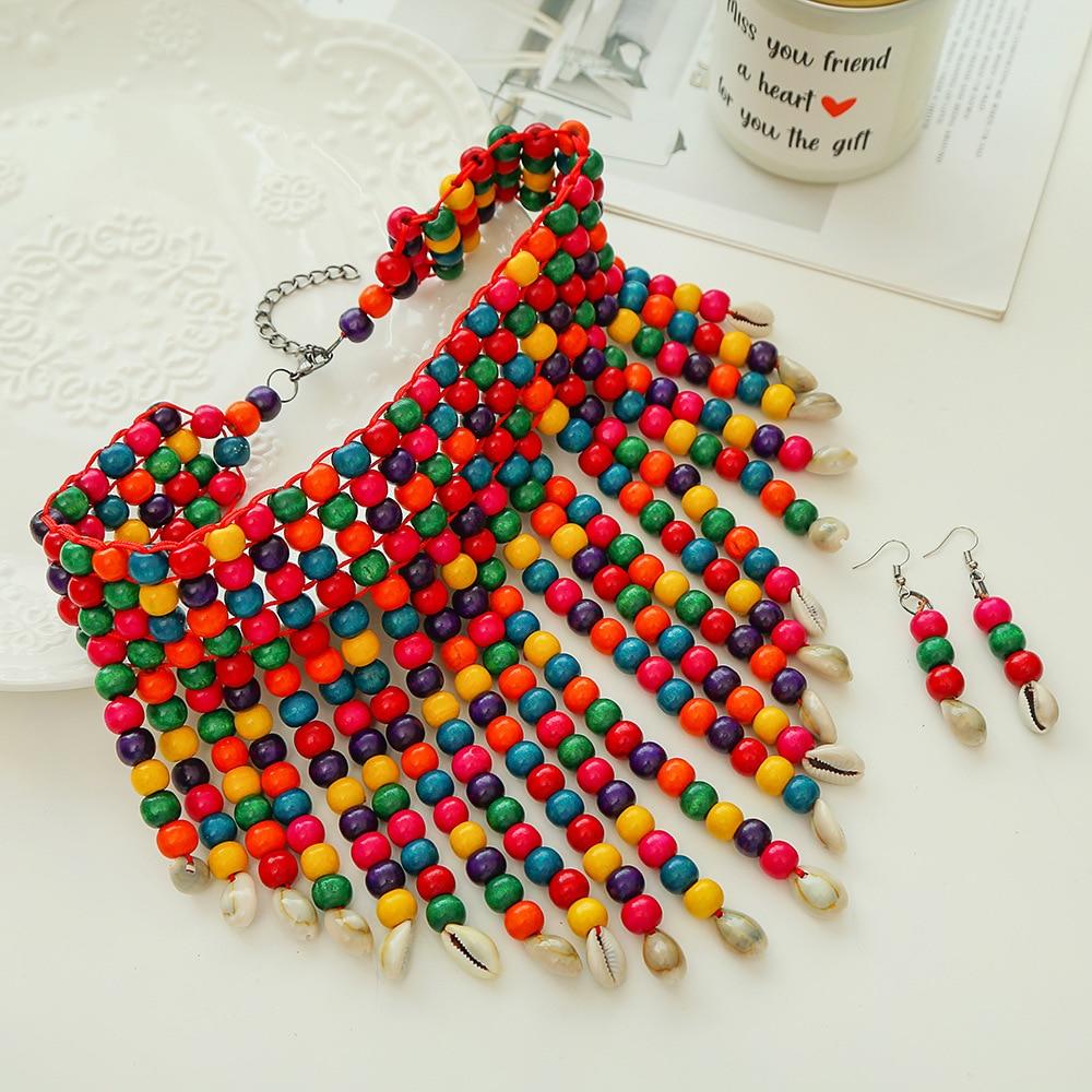 JHWZAIY 5 Layered Beaded Statement Chunky Necklaces For Women - Multi  Strand Colorful Bead Layered Bib Necklace For Women Fashion Jewelry Costume  Earring Set, Resin, acrylic : : Clothing, Shoes & Accessories