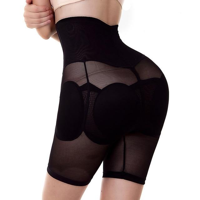 High Waist Padded Butt Lifter, Tummy Control Hip Enhancer, Body Shaper  Panties. BLACK -  UK