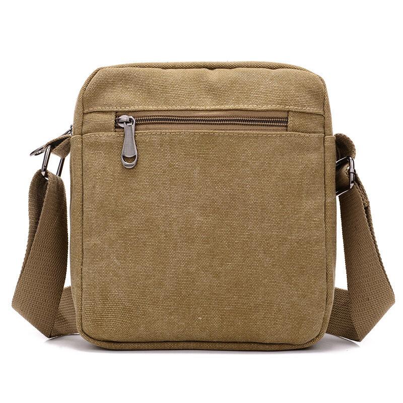 Men's canvas crossbody outlet bag