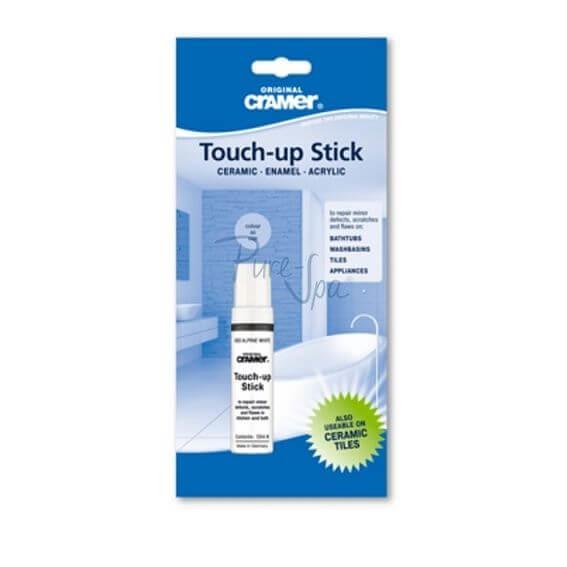 An image of Cramer Bath Repair Touch Up Stick 12Ml Pure White 002