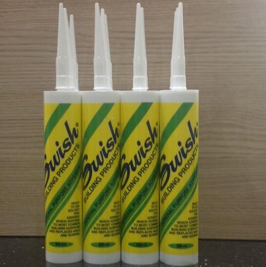 Pack of 12 Adhesive Tubes for Wall or Ceiling Panel Cladding