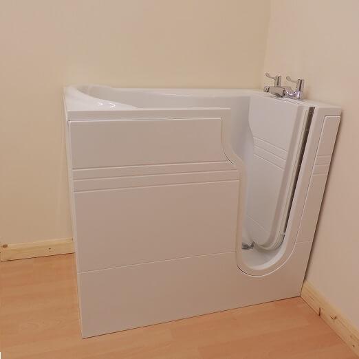 An image of Athena Mini Right Hand Deep Soaker Walk In Bath 1060Mm X 660Mm
