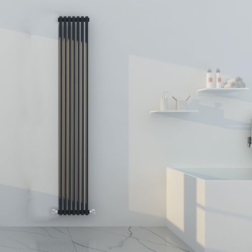 main image of Lisna Waters Rome Anthracite 1800mm x 280mm Radiator