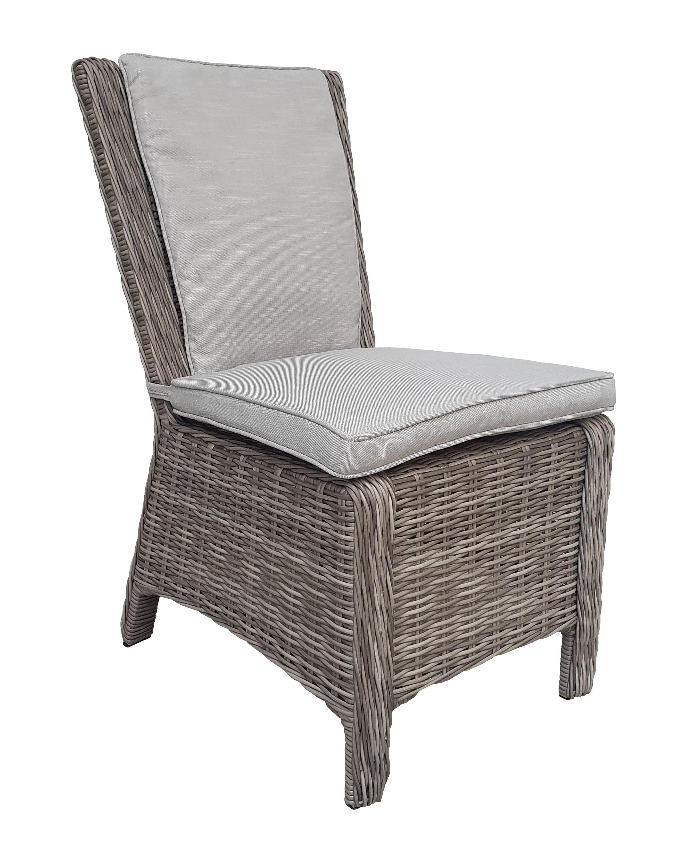 An image of Signature Weave Alexandra Pair Of High Back Armless Chair Garden Furniture