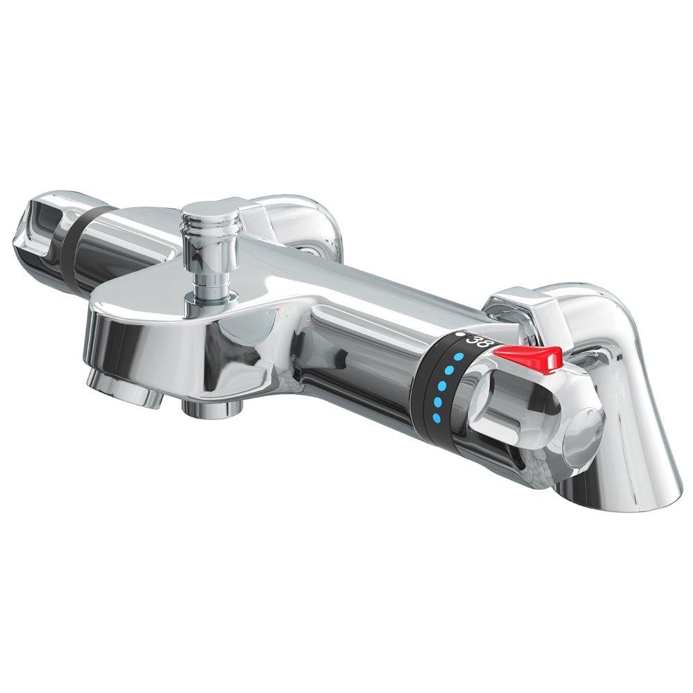 Jupiter Cork Modern Thermostatic Bath Shower Mixer Deck Mounted BTMV01