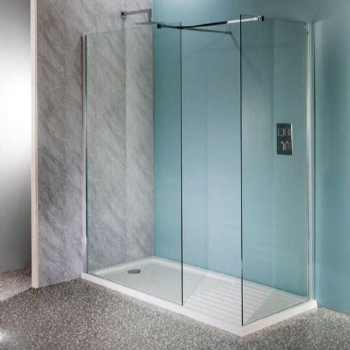 Walk In Shower Enclosure Wet Room Screen Panel Easyclean Glass Tray Waste F123 