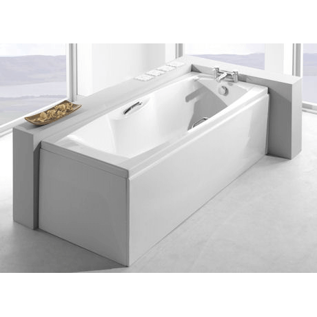 An image of Carron Imperial Twin Grip Single Ended Bath 5'6" (1675Mm X 700Mm)