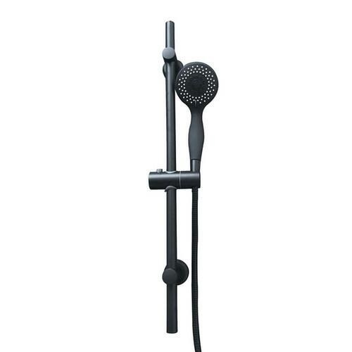 An image of Trinity Orca Black Retro Fit Riser 3 Function Shower Kit