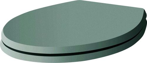 Scudo Harrogate toilet seat in spa grey MDF finish with soft close hinges