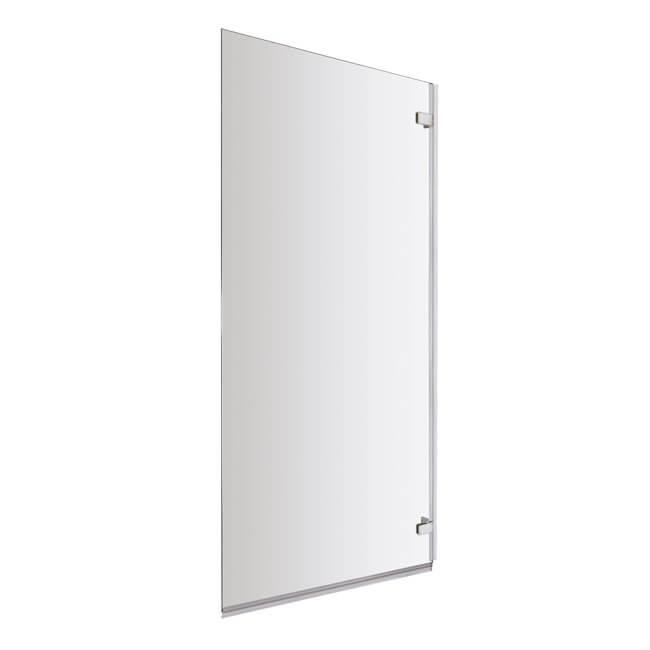 An image of Nuie Ella Square Shower Bath Shower Screen 1400 X 780Mm