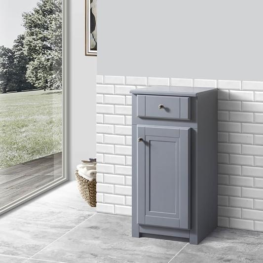 An image of Trinity Tenby Grey Traditional Side Cabinet