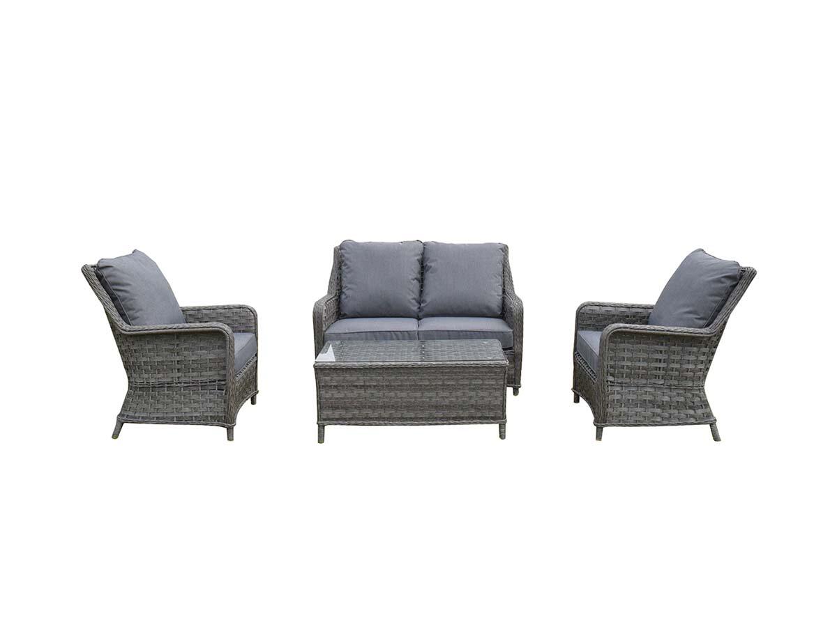 An image of Signature Weave Mia 4 Seat Sofa Set Garden Furniture