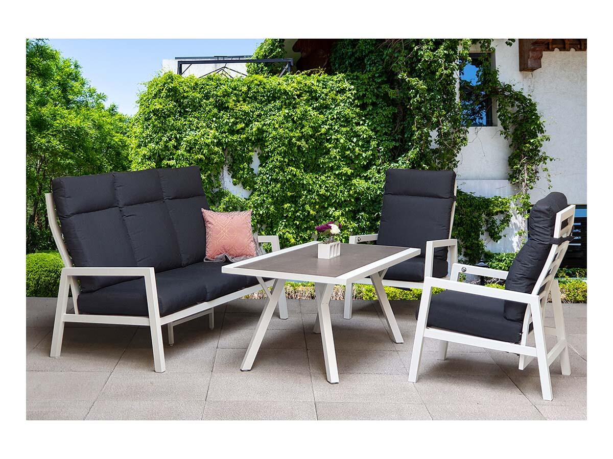 An image of Signature Weave Kimmie 5 Seat High Back Sofa Dining Garden Furniture