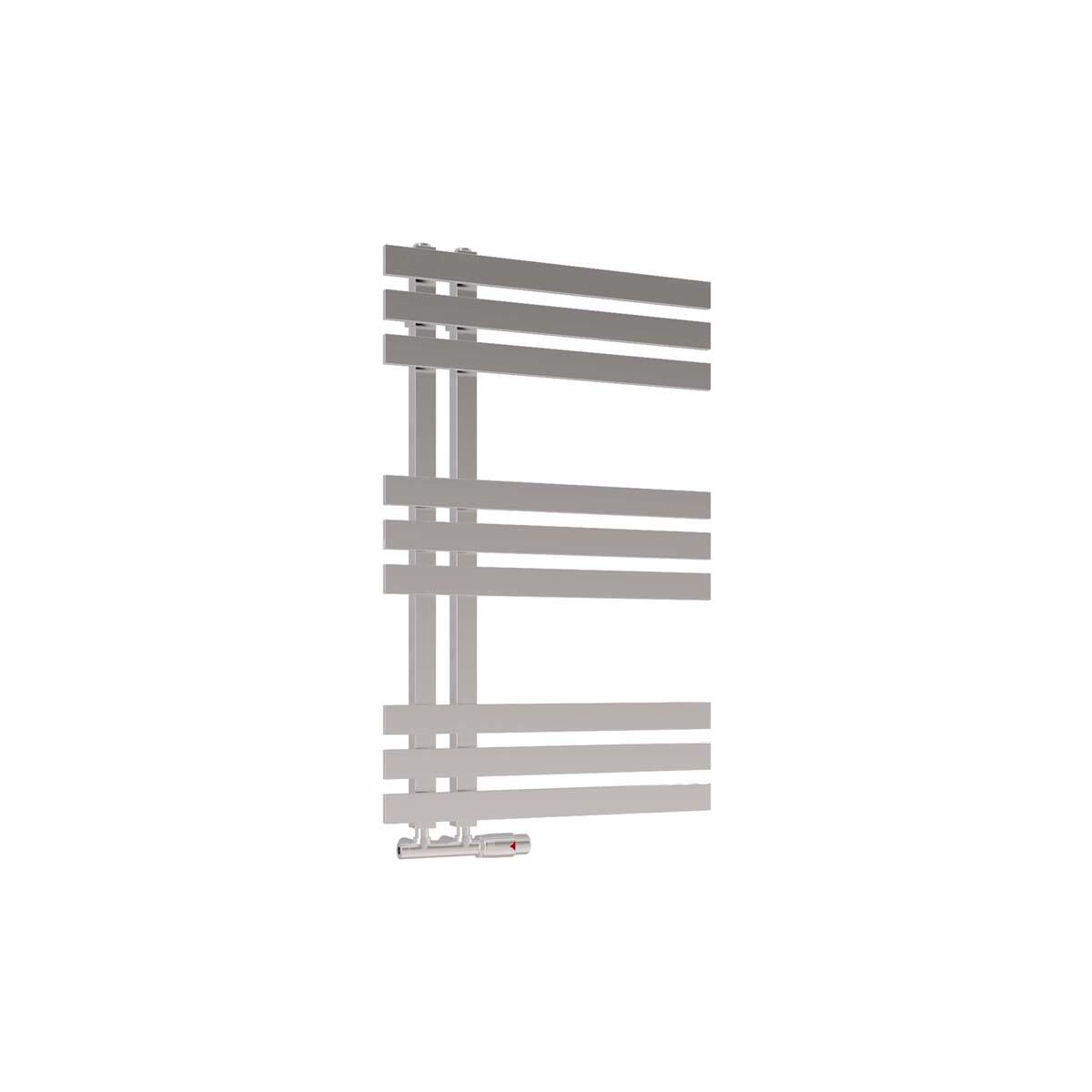 Scudo Elizabeth anthracite steel towel warmer, 800mm height, contemporary ladder design