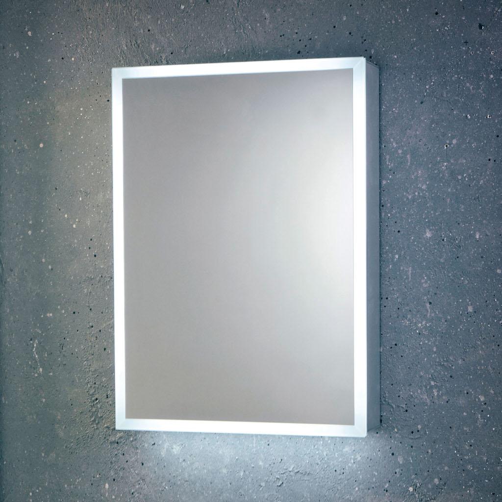 An image of Mia Led Mirror Bathroom Wall Cabinet 500 X 700Mm