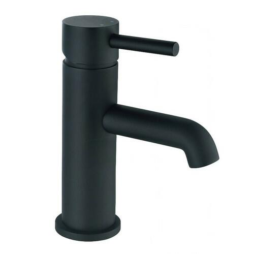 An image of Trinity Chepstow Orca Black Mono Mixer Tap And Waste
