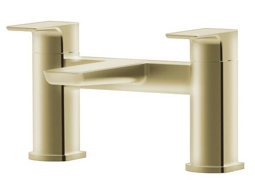 An image of Trinity Brushed Brass - Swansea Bath Filler