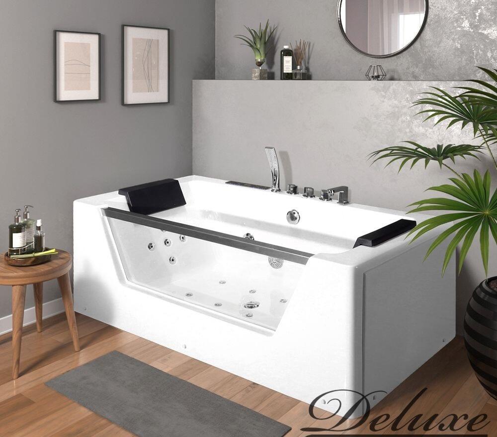 An image of Vidalux Wb35 Deluxe Straight 1700Mm X 800Mm Whirlpool & Airspa Bath