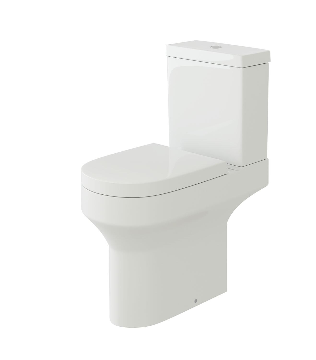 An image of Florence Comfort Height D Shape, Dp-Uf Soft Close Seat, Cistern & Fittings