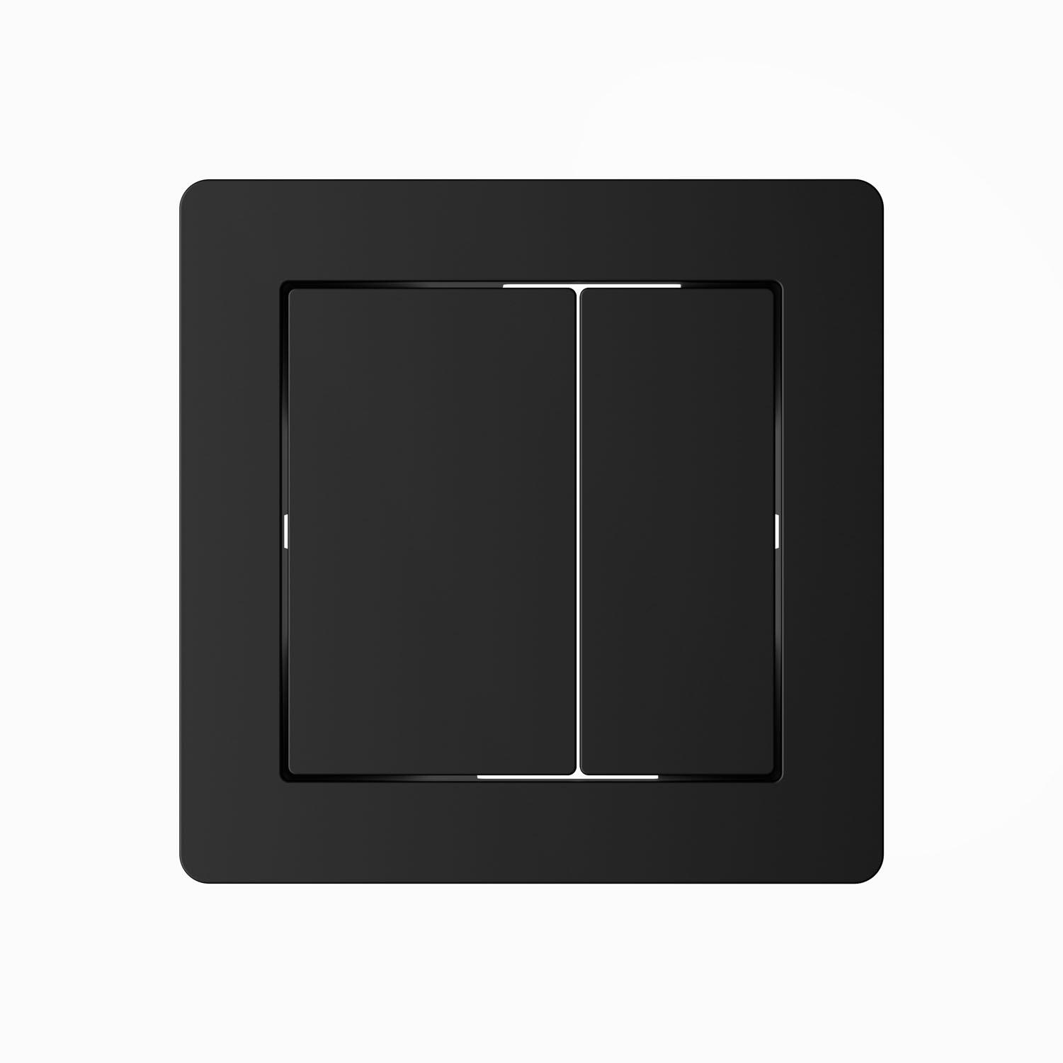 An image of Square 78Mm Button For Tis6201 - Orca Black