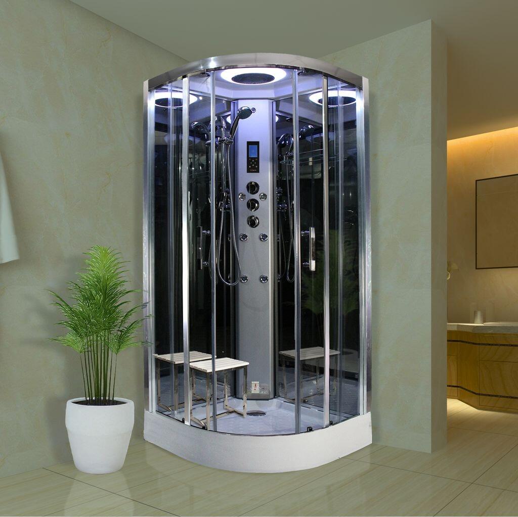 An image of Insignia Premium 900Mm X 900Mm Non Steam Quadrant Hydro Shower Cabin - Customise...