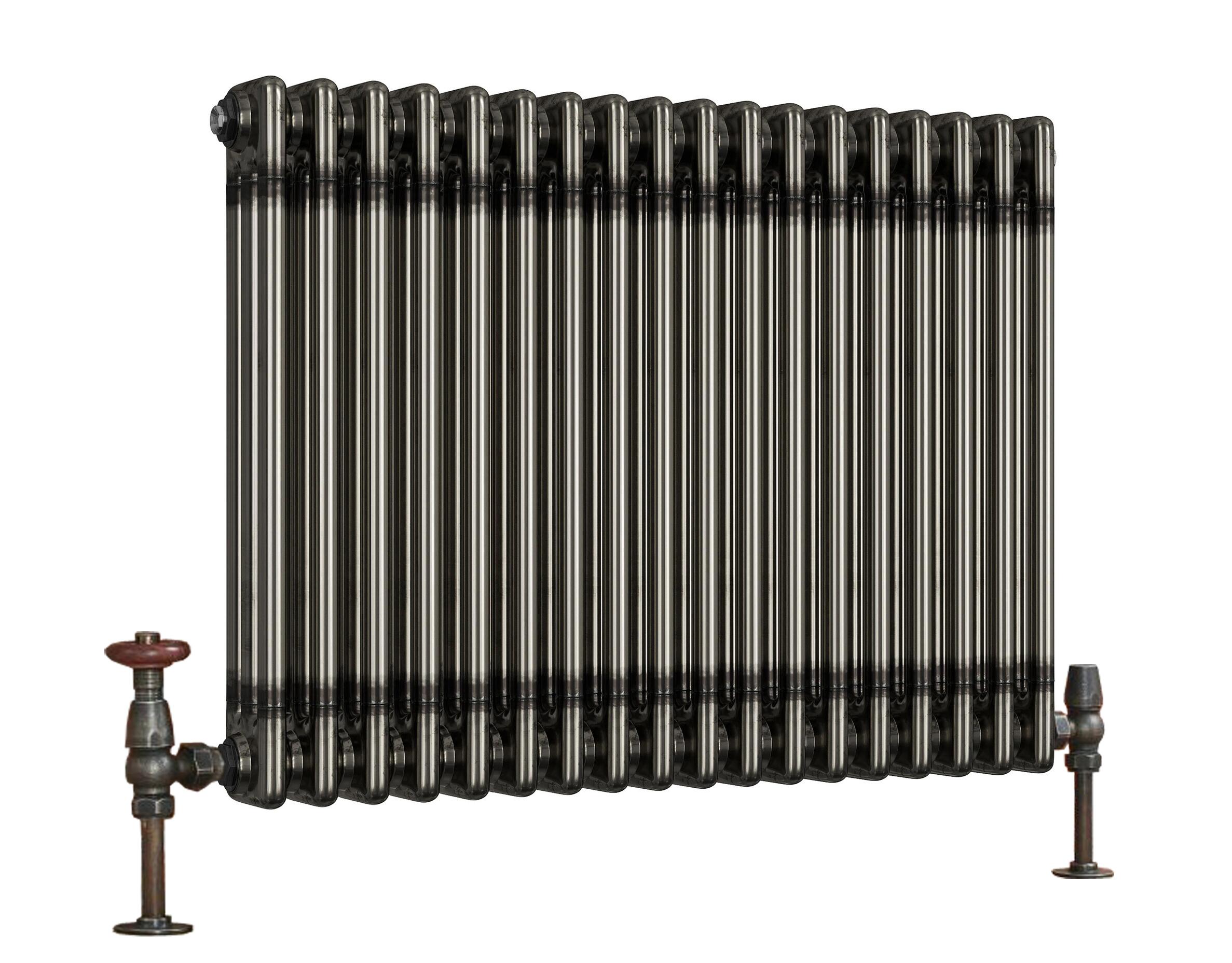 Metal Console Radiator Scudo Column Designer Radiator 600x830mm Raw Metal | JT Spas