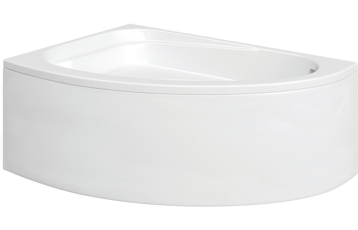 An image of 1500Mm Orlando Corner Bath Left Handed With 0 Tap Holes