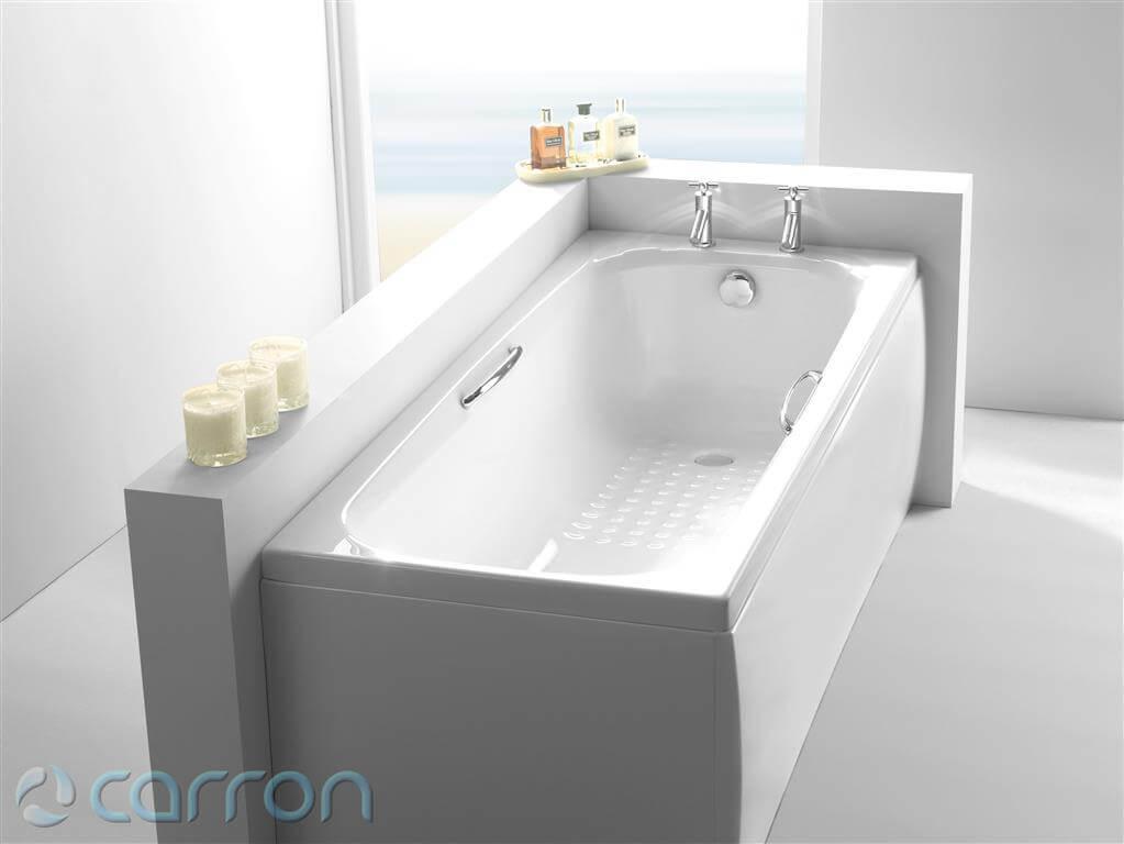 An image of Carron Swallow Twin Grip Single Ended Bath 1800 X 700Mm