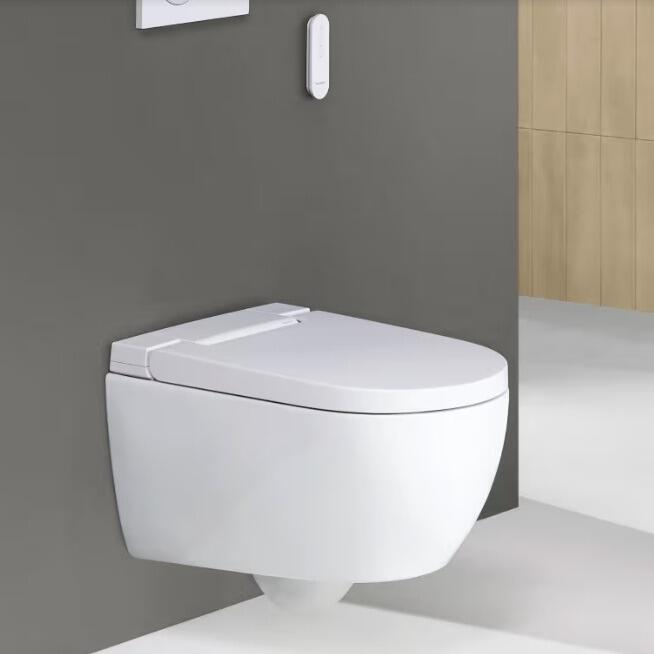 Geberit AquaClean Alba technical drawing with dimensions in mm