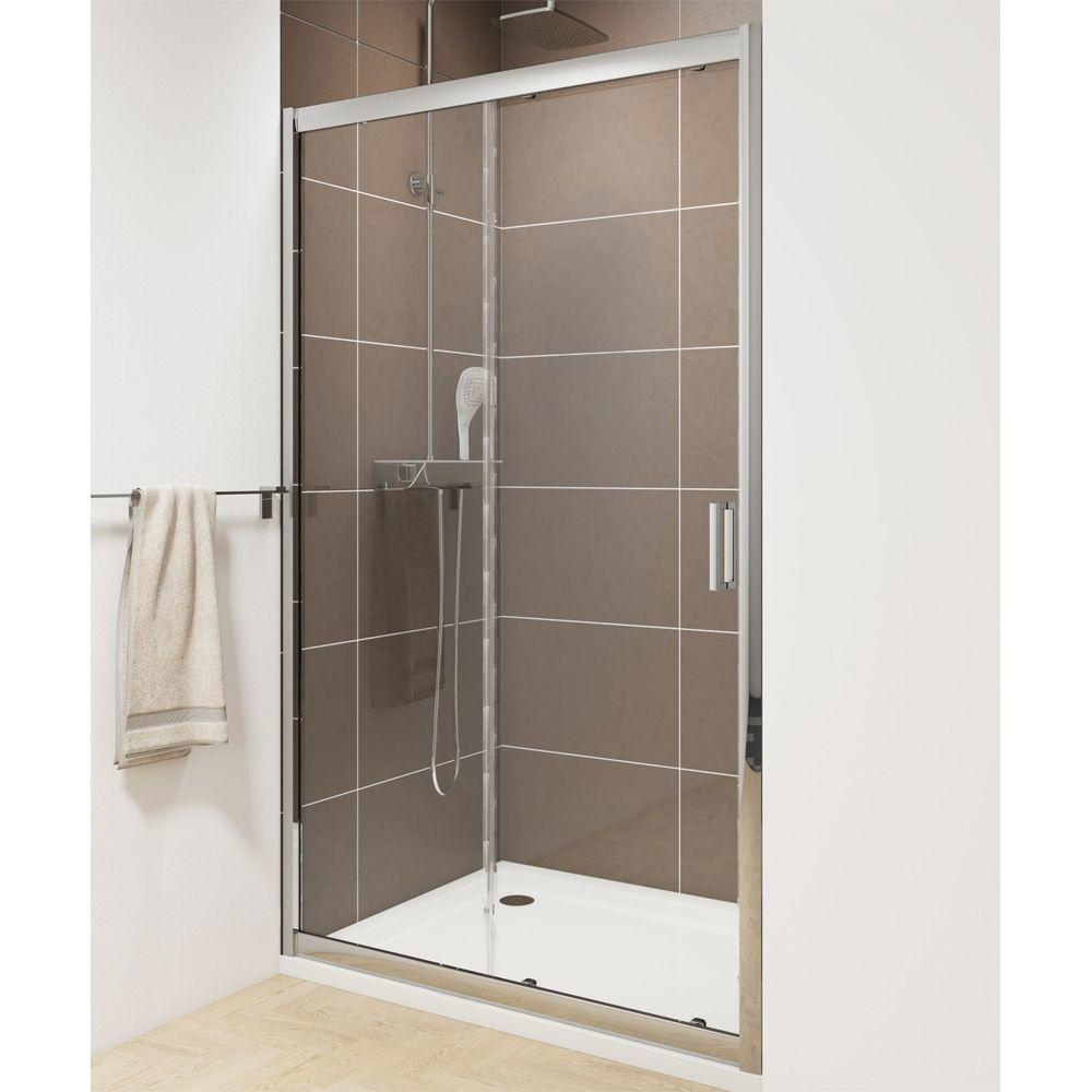 Jupiter Seis Easy Fit 1500mm Sliding Door Shower Enclosure 6mm