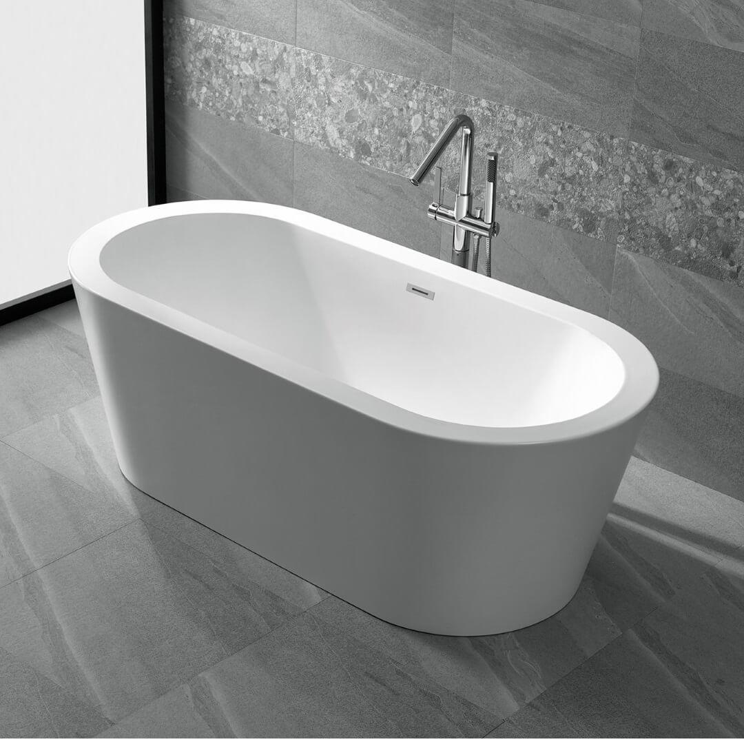 Charlotte Edwards Mayfair Contemporary Small Freestanding Bath - 1500 x 780  x 600mm