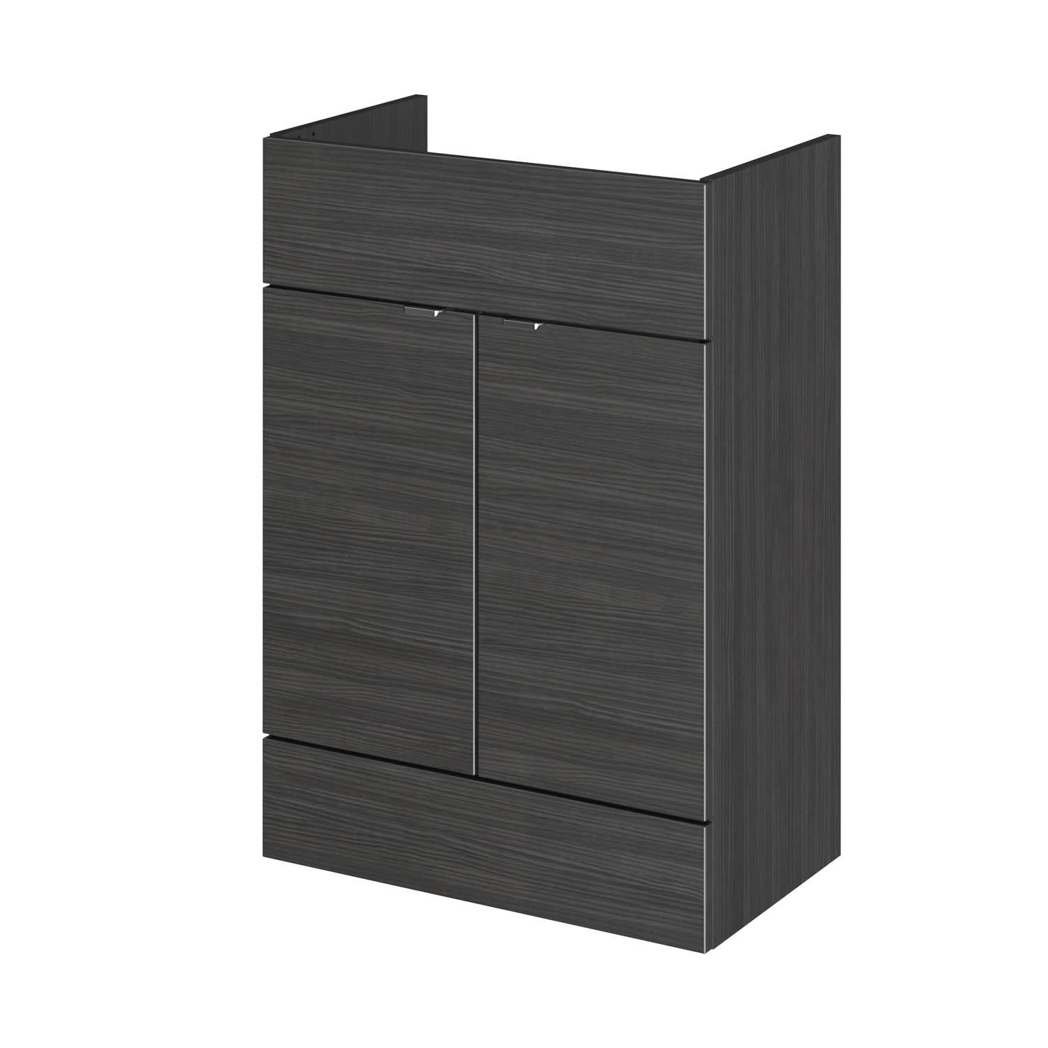 Hudson Reed Fusion Hacienda Black 600mm Vanity Unit Bathroom Furniture