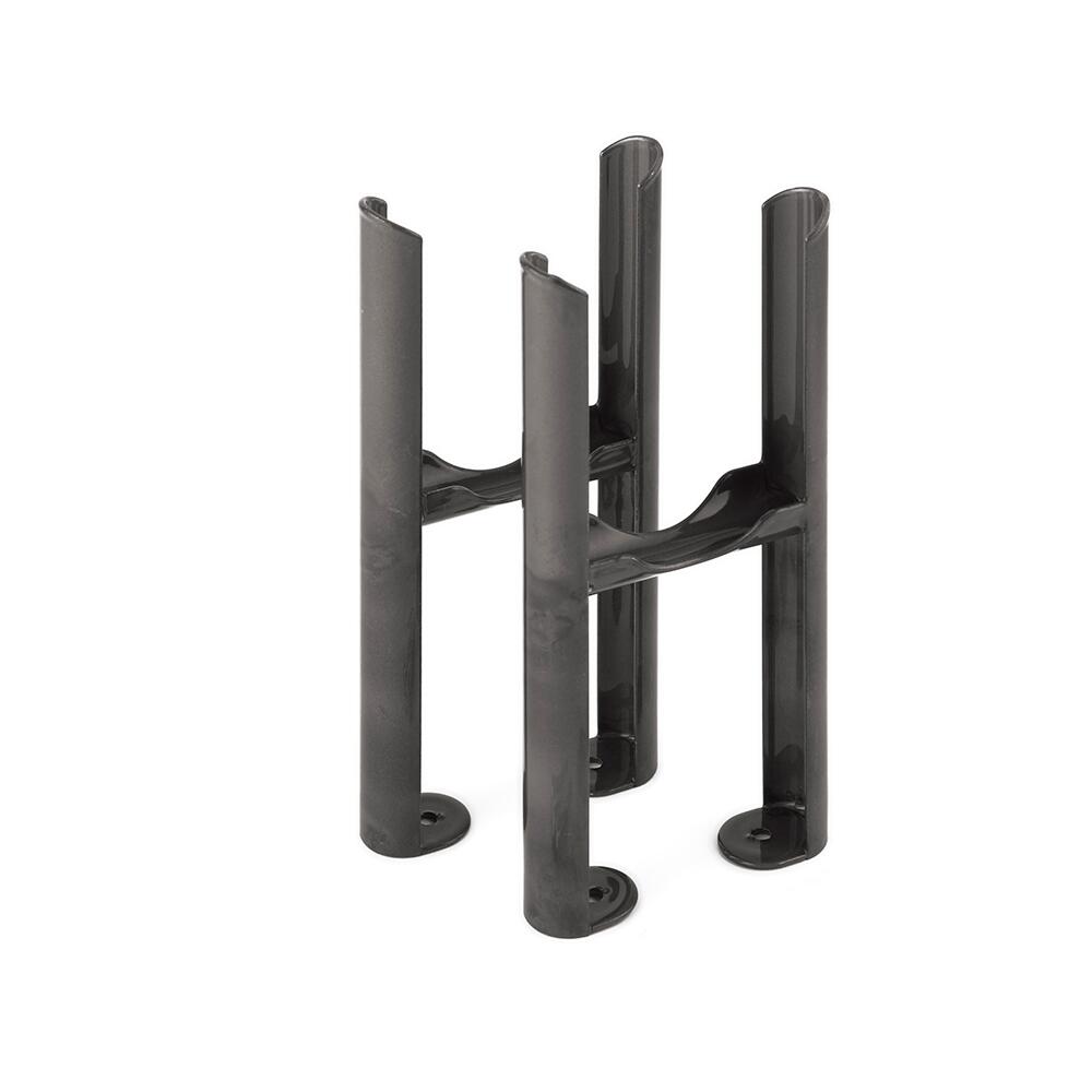 Scudo Column Radiator 2 Column Insertable Feet, raw metal steel pair