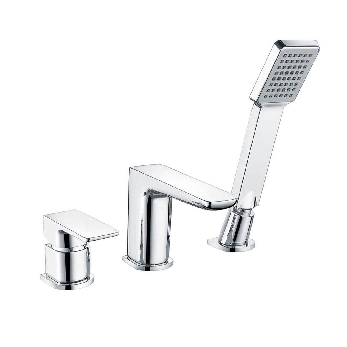An image of Uno Mono Basin Mixer With Push Button Waste - Chrome