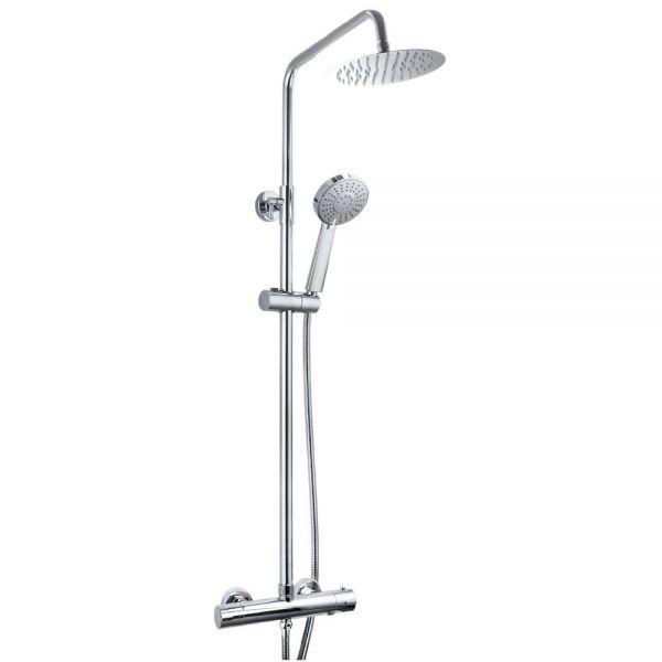 An image of Trinity Plumb Essentials Round Thermostatic Shower Kit