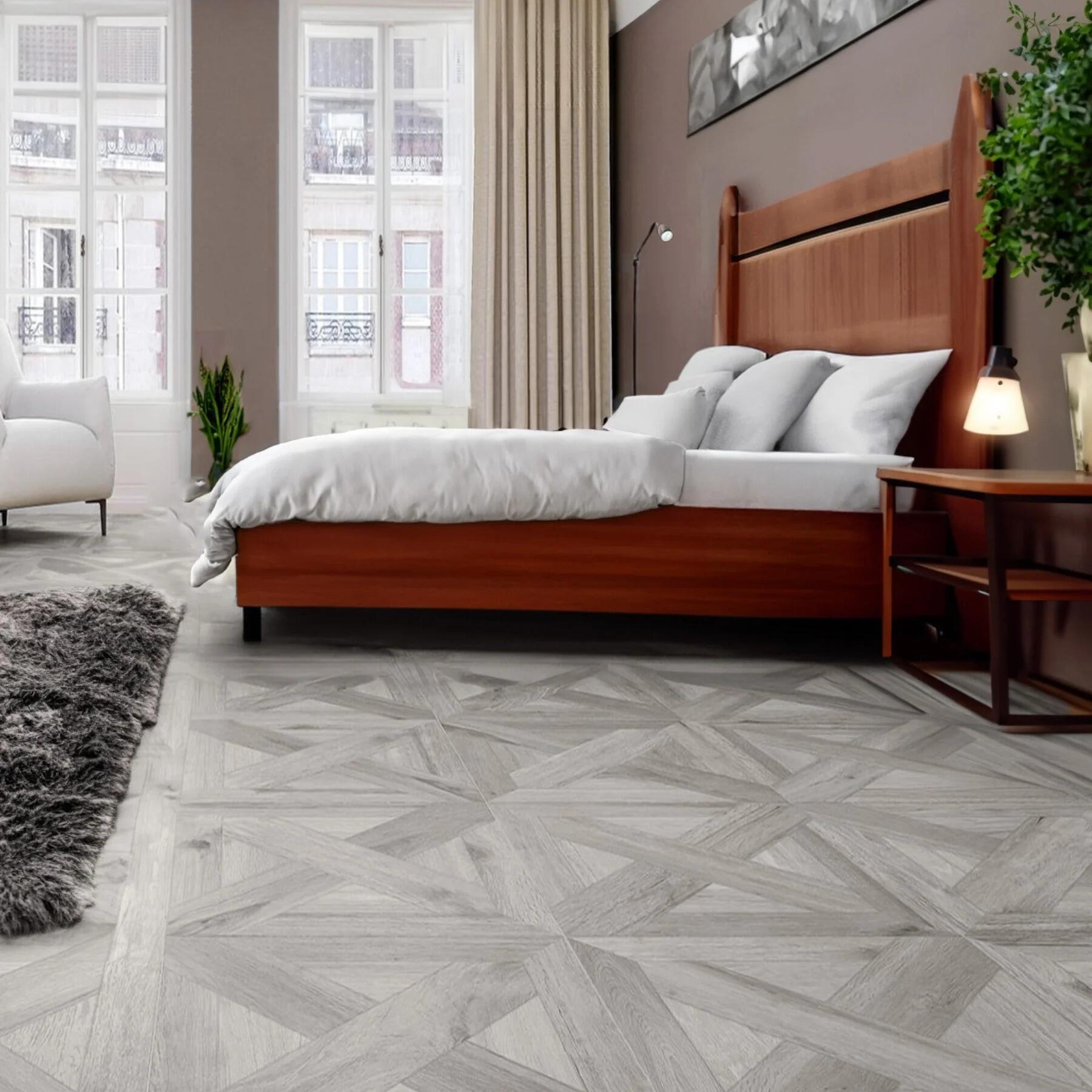 An image of Alberta Gris Wood-Effect Porcelain Tile