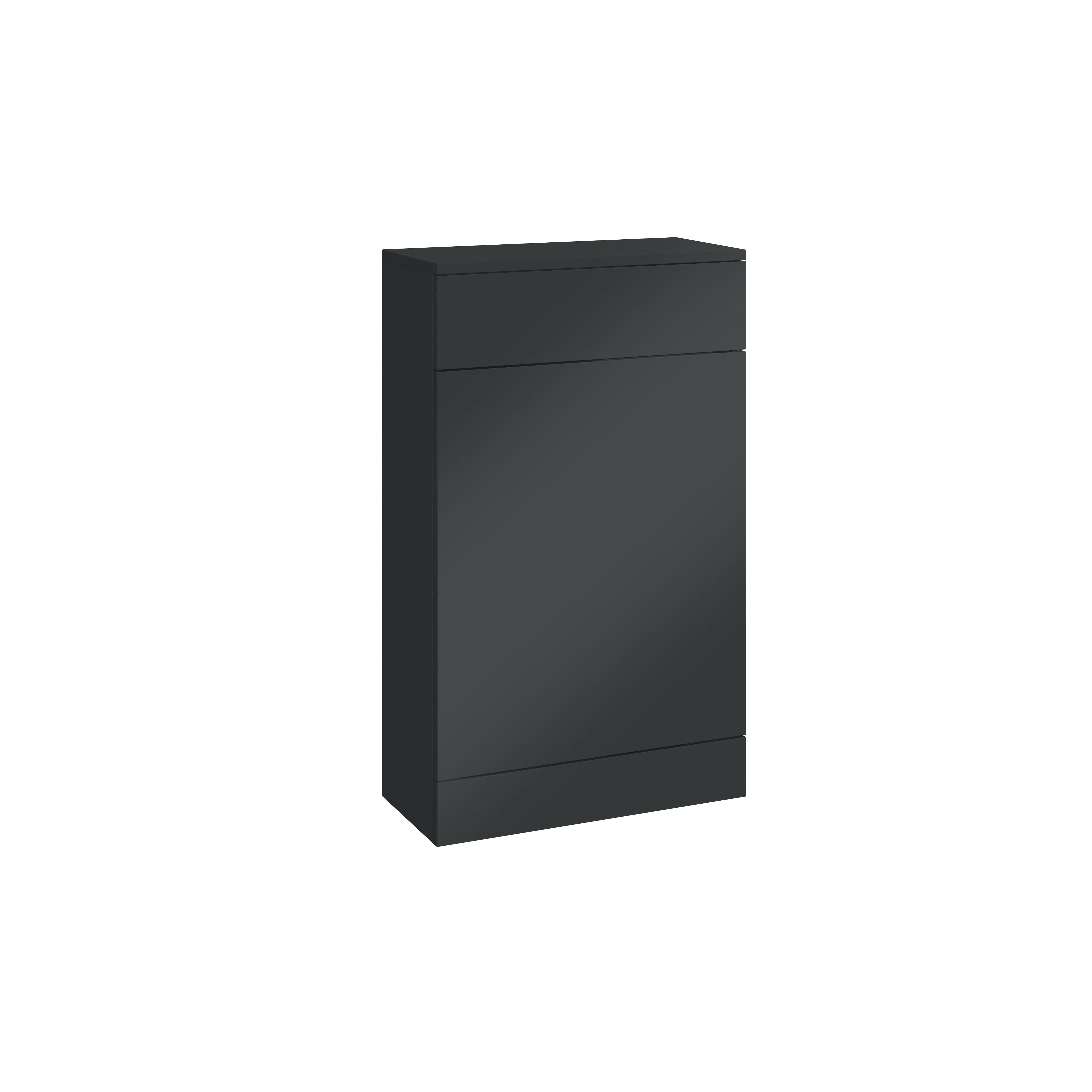 Scudo Empire 500mm Anthracite floorstanding WC unit, contemporary MDF design