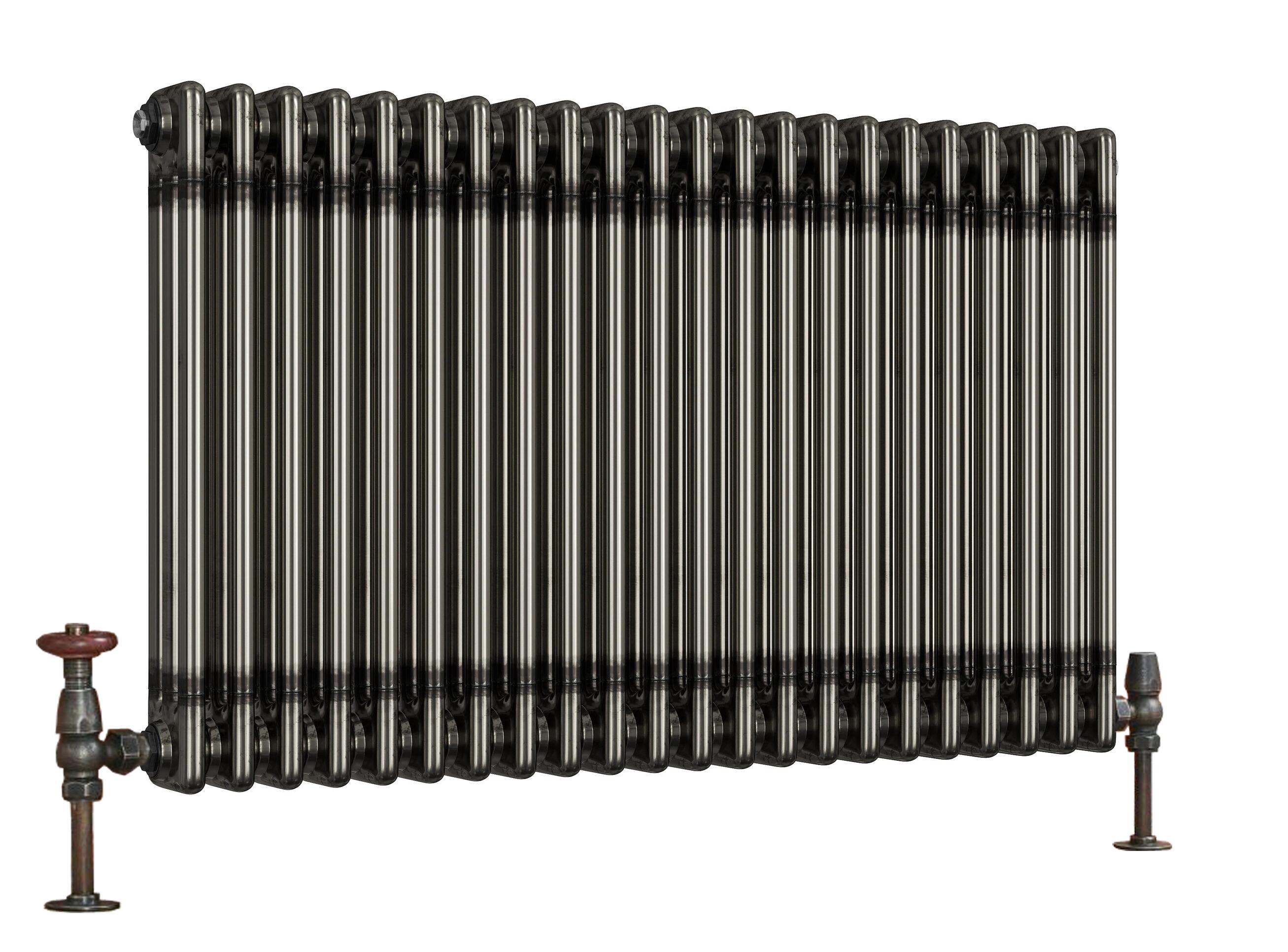Steel Column Radiator Packaging Scudo Column Designer Radiator 600x1010mm Raw Metal | JT.
