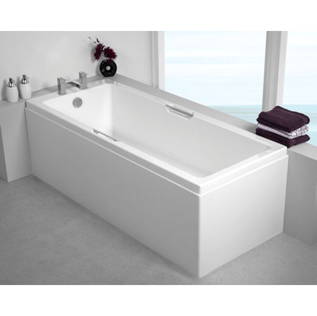 An image of Carron Quantum Single Ended Integra Bath With Grips 1700 X 750 Mm