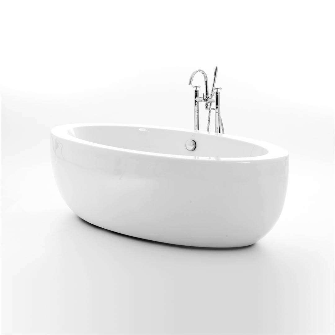 An image of Westminster Contemporary Freestanding Luxury Double Ended Bath 1860Mm X 880Mm X ...