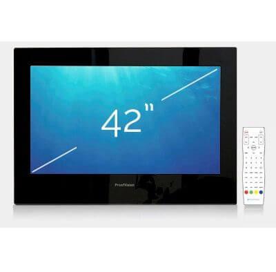 An image of Proofvision 43" Premium Widescreen Waterproof Bathroom Tv Black