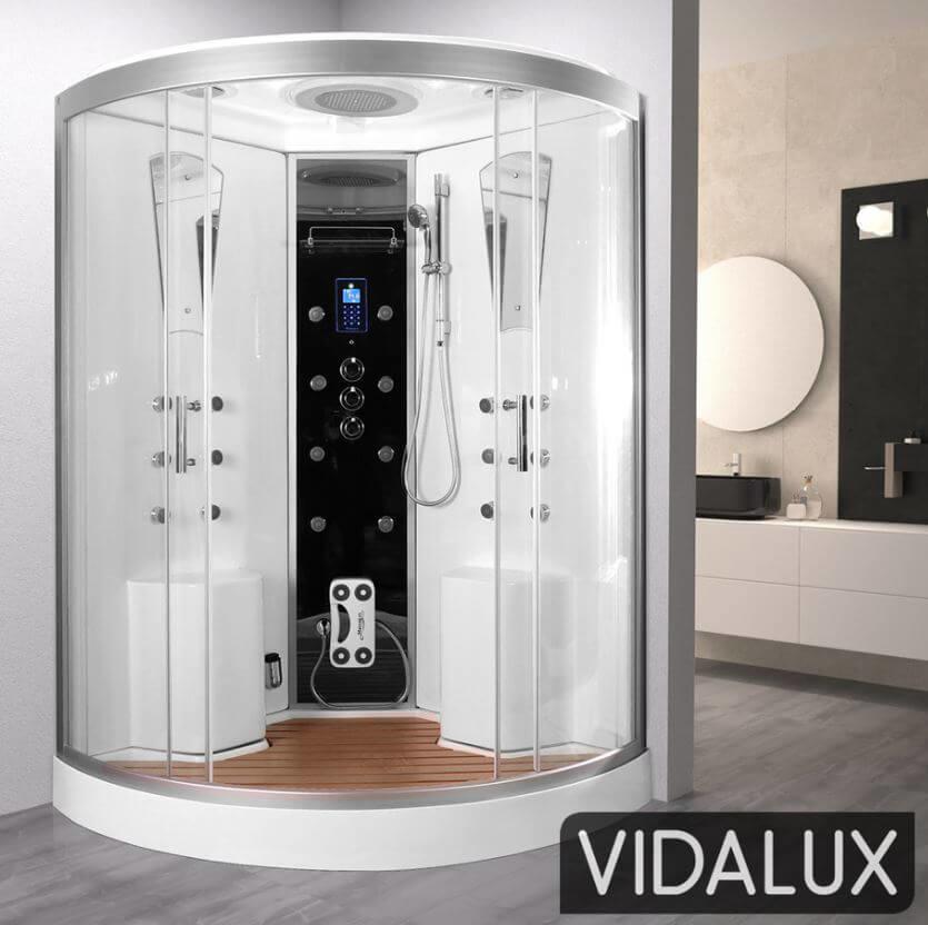An image of Vidalux Selsey Twin 1300 X 1300 Steam Shower