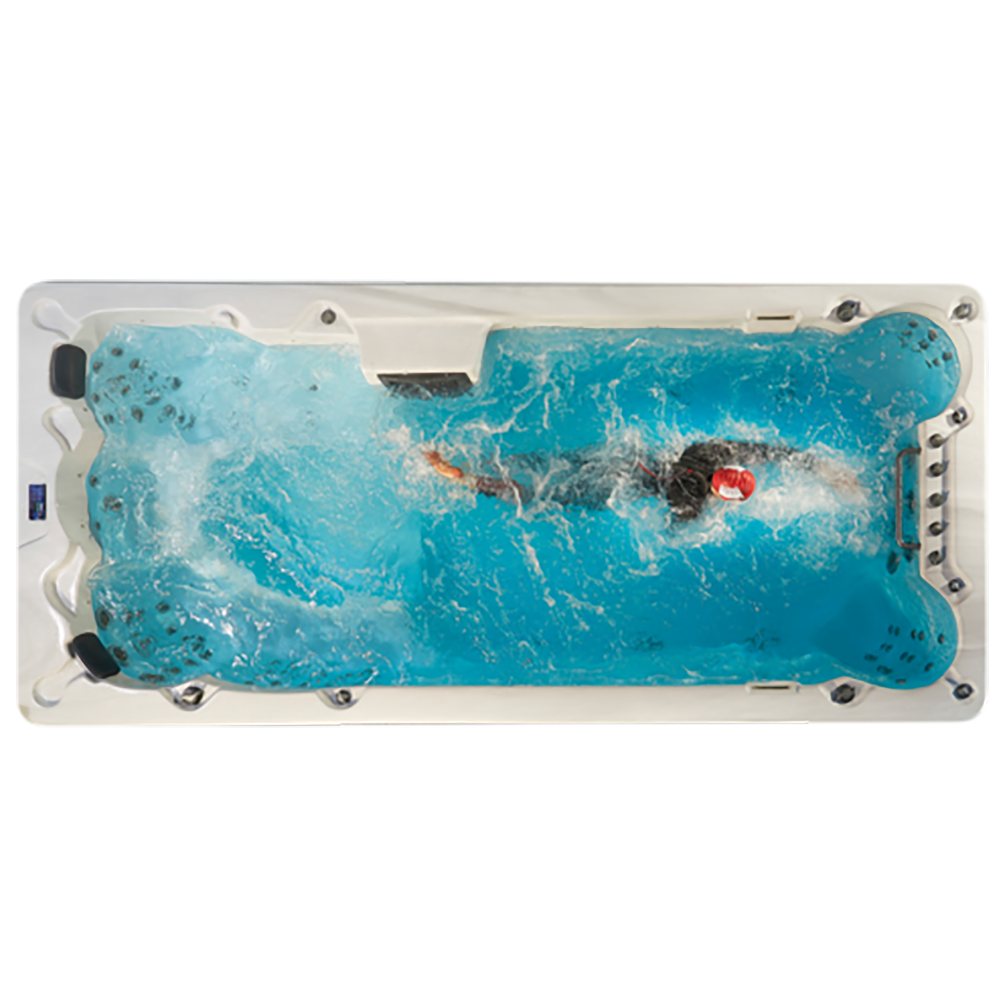 An image of Canadian Spa 16Ft Swim Spa 19Hp Jet 7 Person - Xtrainer