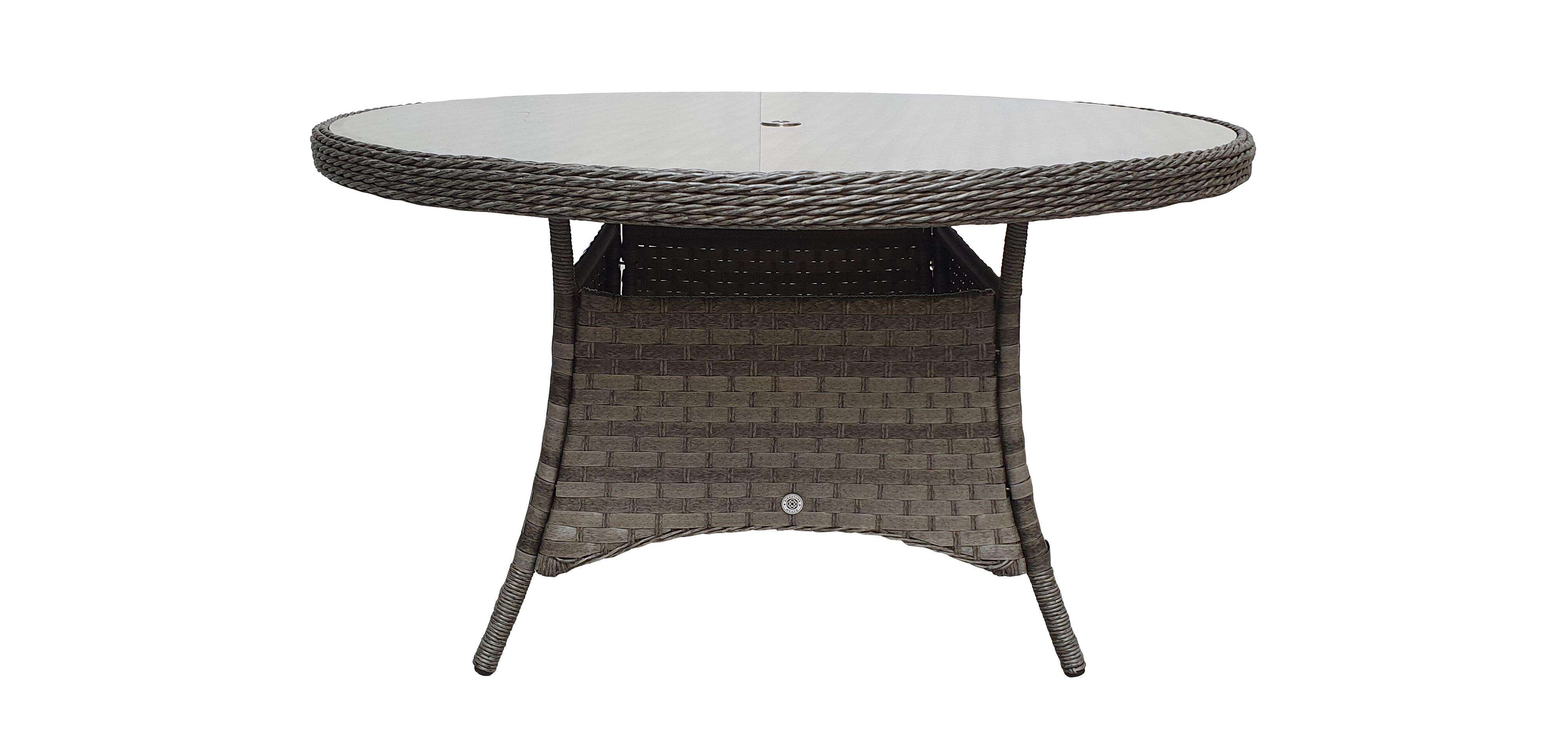 An image of Signature Weave Victoria Round 135 Dia Table Garden Furniture